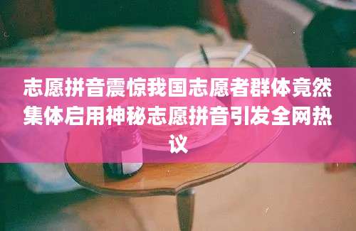 志愿拼音震惊我国志愿者群体竟然集体启用神秘志愿拼音引发全网热议
