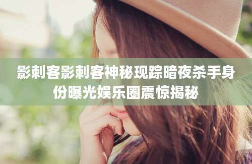 影刺客影刺客神秘现踪暗夜杀手身份曝光娱乐圈震惊揭秘