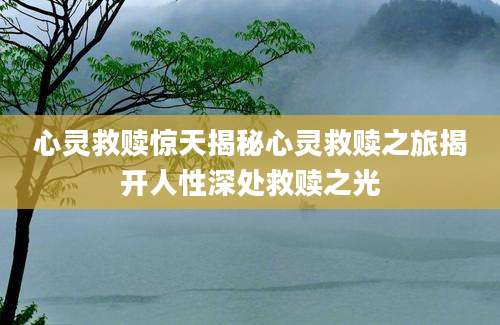 心灵救赎惊天揭秘心灵救赎之旅揭开人性深处救赎之光