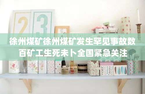 徐州煤矿徐州煤矿发生罕见事故数百矿工生死未卜全国紧急关注