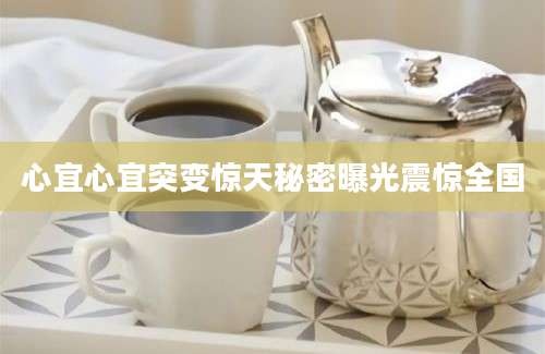 心宜心宜突变惊天秘密曝光震惊全国