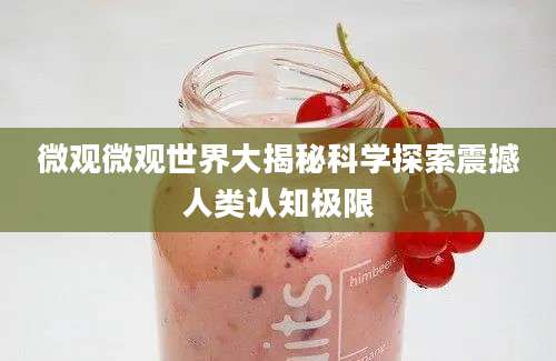 微观微观世界大揭秘科学探索震撼人类认知极限