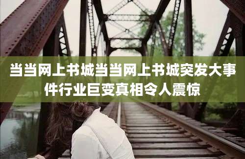 当当网上书城当当网上书城突发大事件行业巨变真相令人震惊