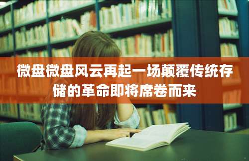 微盘微盘风云再起一场颠覆传统存储的革命即将席卷而来