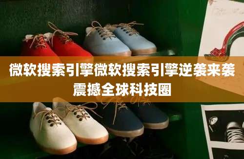微软搜索引擎微软搜索引擎逆袭来袭震撼全球科技圈